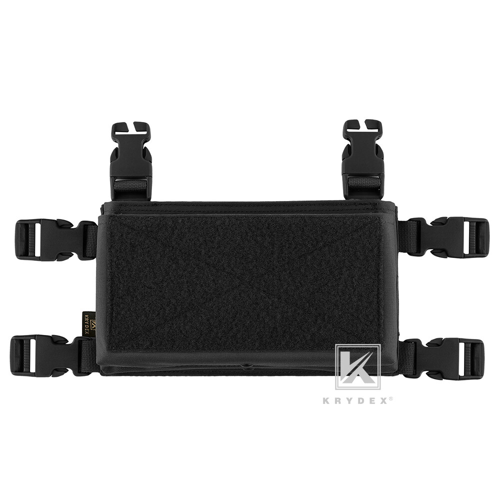 KRYDEX Tactical Placard Holder Micro Fight Front Panel for Chest Rig Carrier