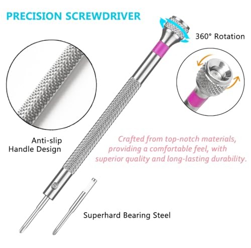 13PCS Professional Watch Screwdriver Set, Micro Precision Screwdriver