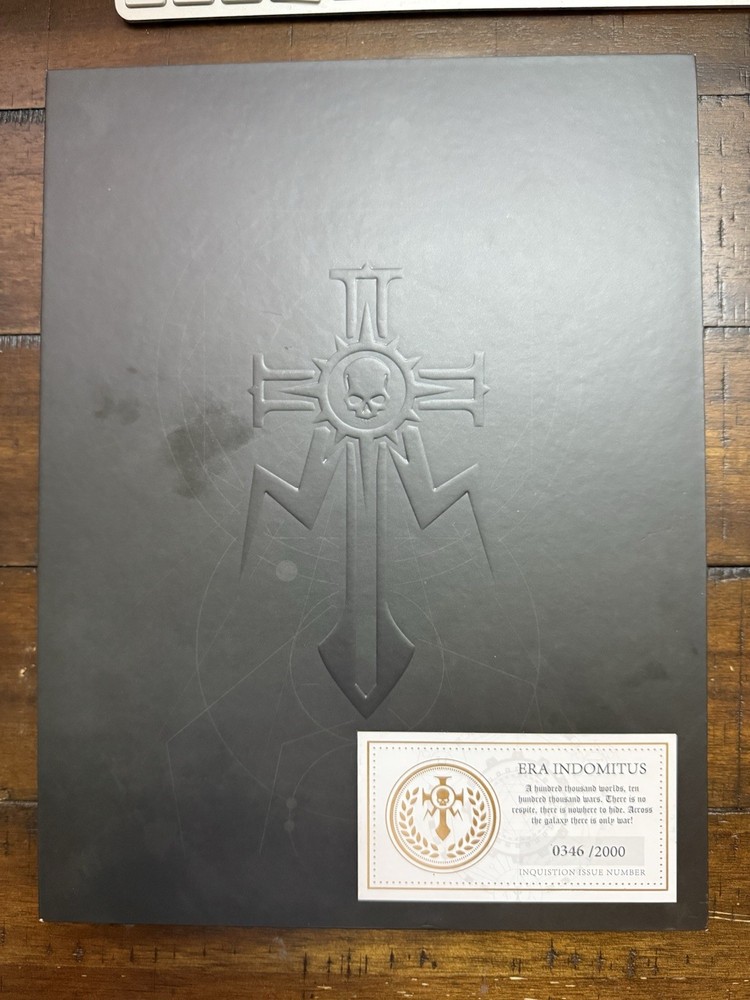 Warhammer 40K 9th limited edition rulebook OOP rare! 346/2000