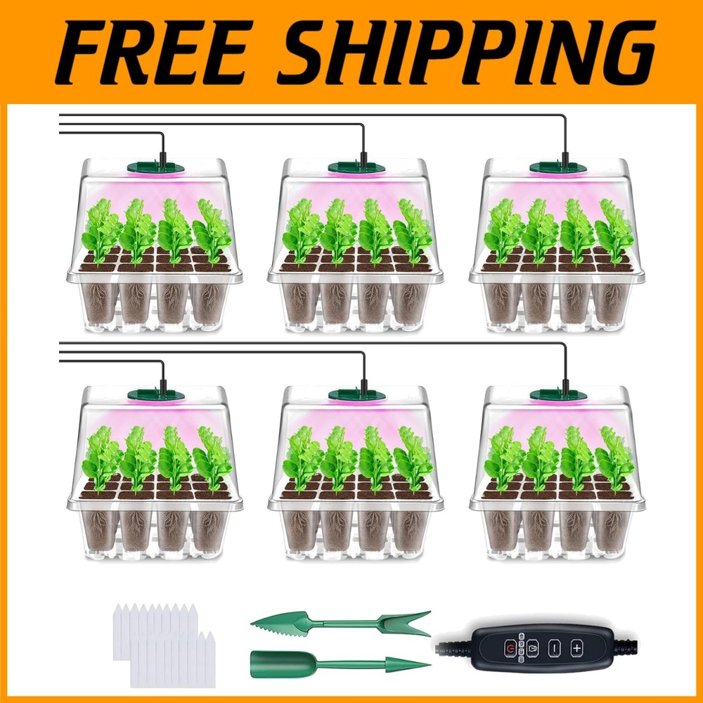 Smart Seed Starter Kit with Full Spectrum Light