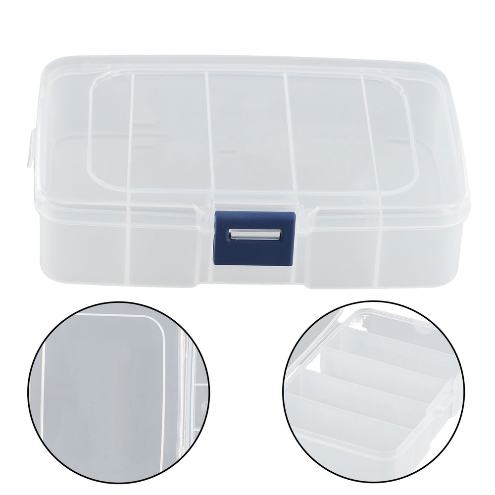 Tool Screws Box Case Box Craft Organizer IC Storage PP Tool Screws Translucent