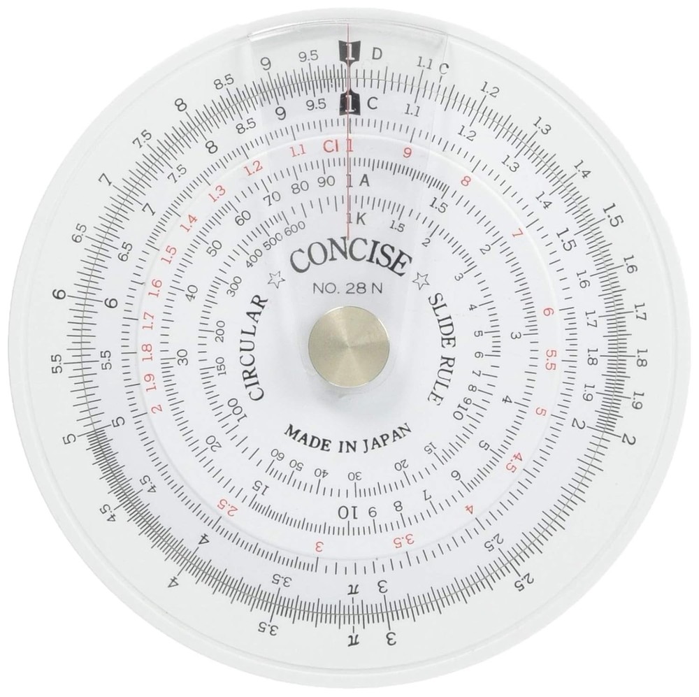 Ruler Circular Calculator 28N