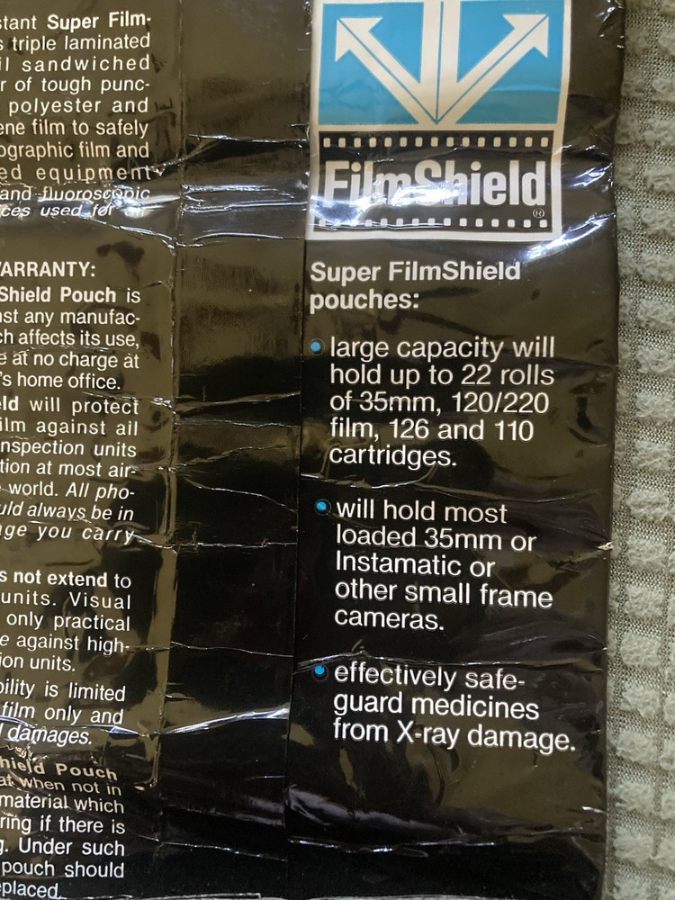 Sima Super Film Shield Double Thick Lead Laminated Pouch