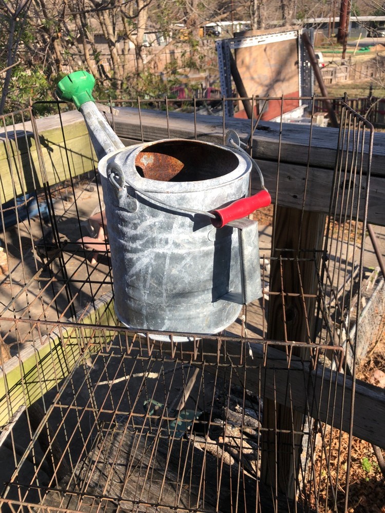 Galvanized Metal Water Can