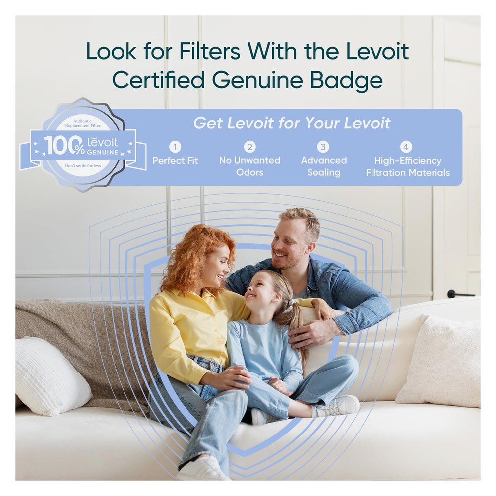 LEVOIT Air Purifier Core 200S-P HEPA Filter Smart Voice Control