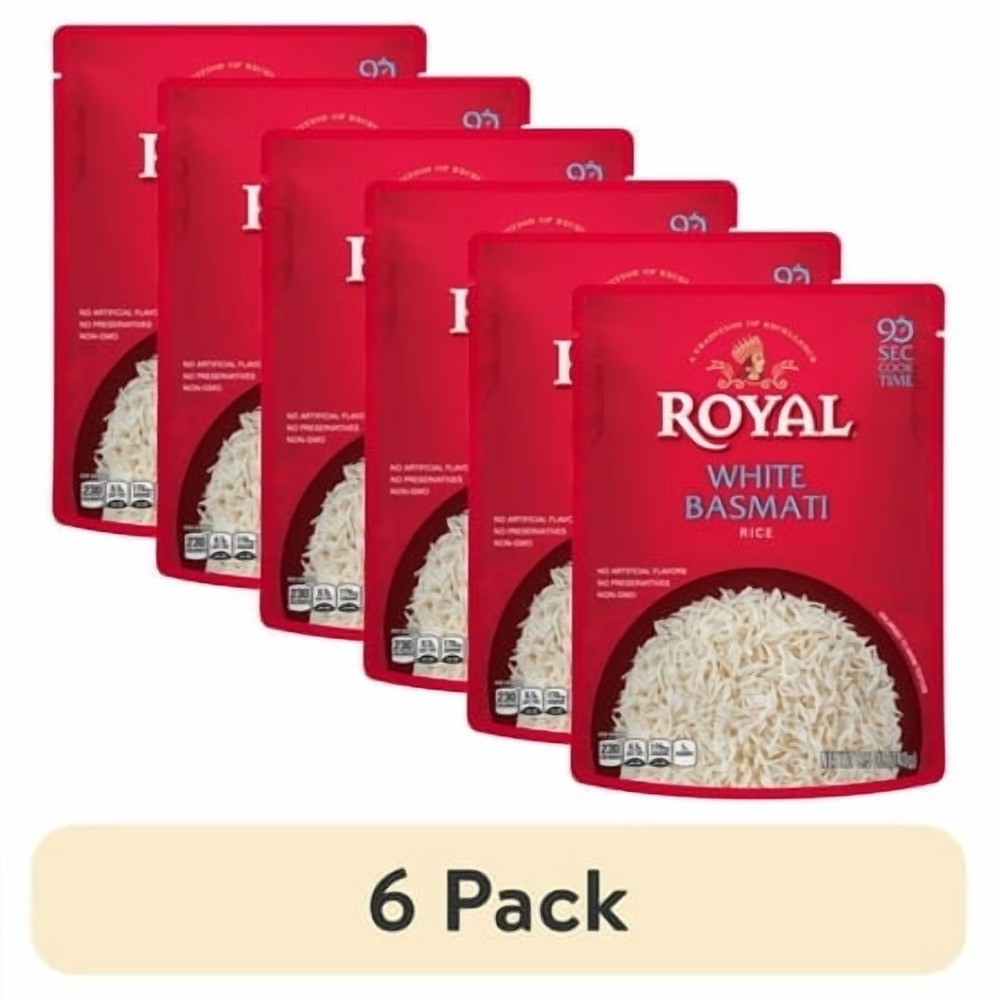 Ready-to-Heat Long Grain White Basmati Rice 8.5 oz 6 Pack