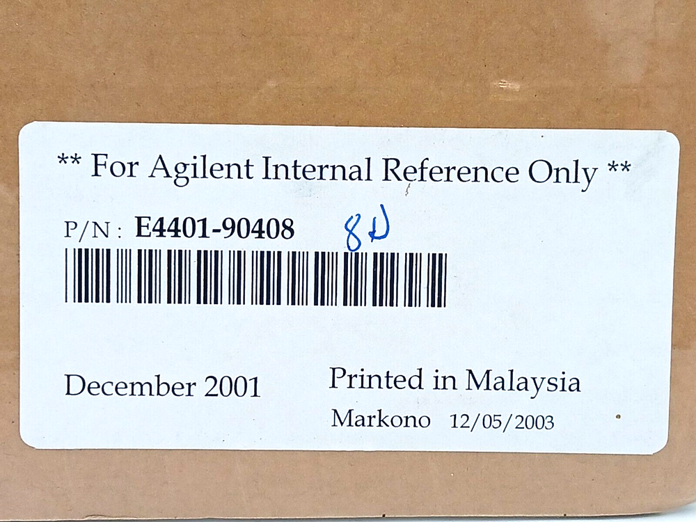 Agilent Technologies 8590/ESA Series Spectrum Analyzers Programming Guide