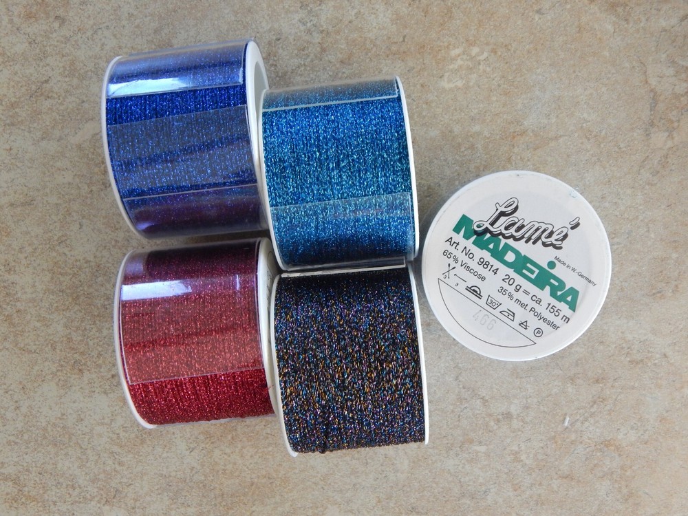 New Madeira Lame / Metallic Thread Spool Viscose/Polyester You Choose Multi Disc