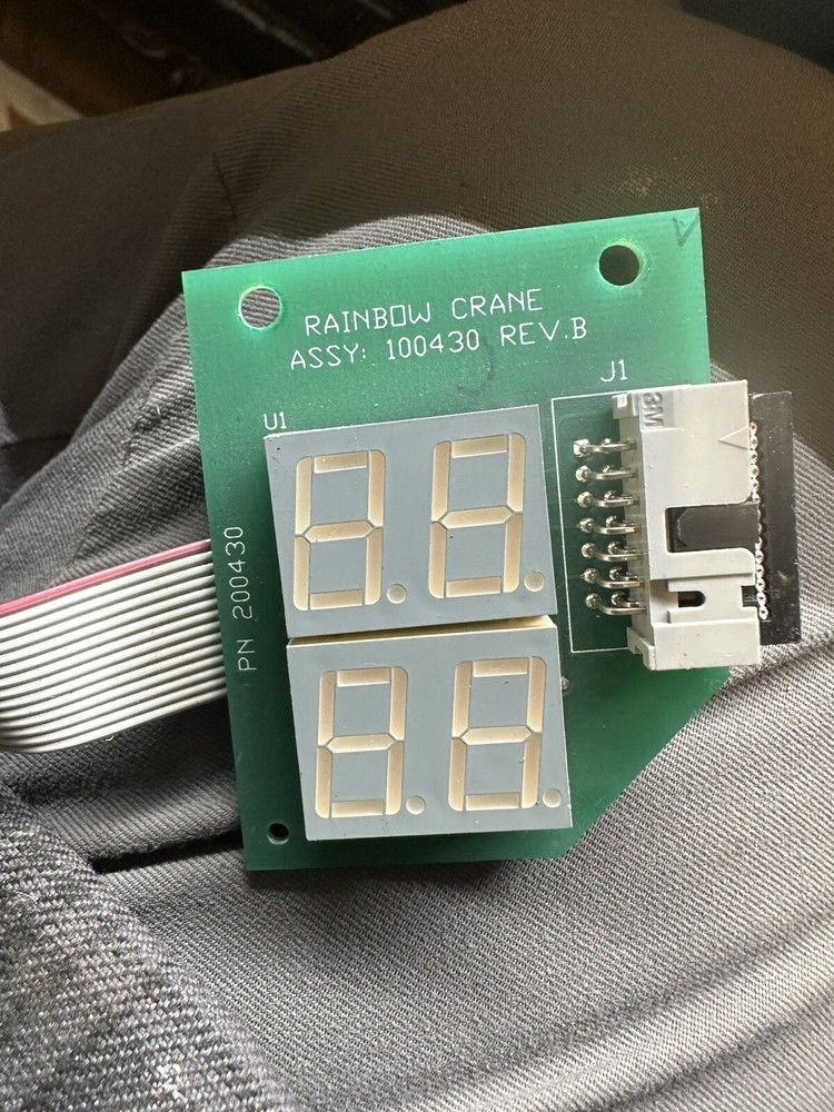 2 Rainbow crane display 2 Digital Boards Control Panel 30,36 Sugarloaf Claw SET