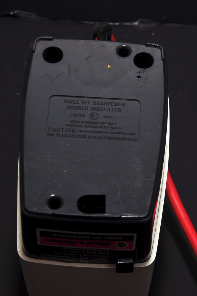 VINTAGE Black & Decker Drill Bit Sharpener -3000 RPM - Tool 7980 with OEM Box