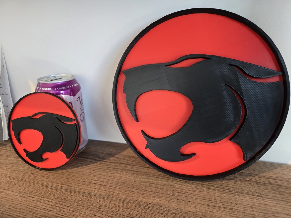 Thundercats 3D Printed Logo Sign Display Wall Decor