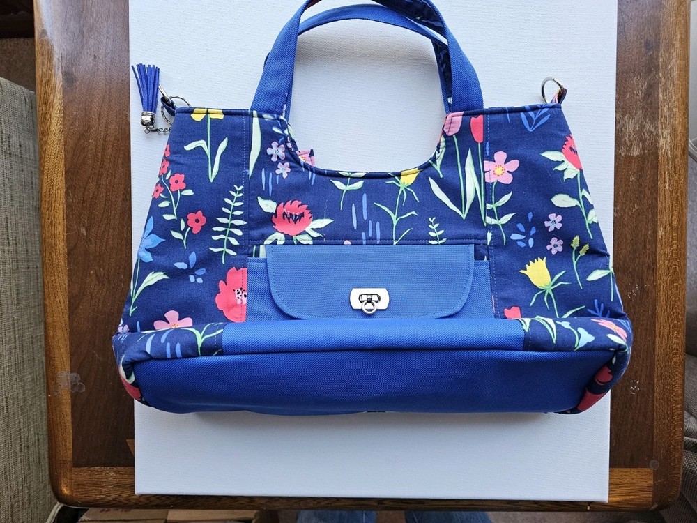 Handmade purse handbag New floral spring