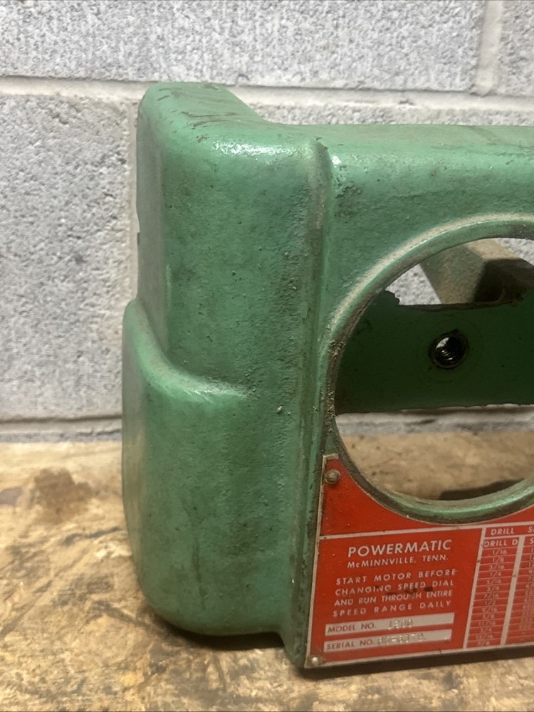 Powermatic 1200 20” Drill Press Variable Speed Control Casting With Badge