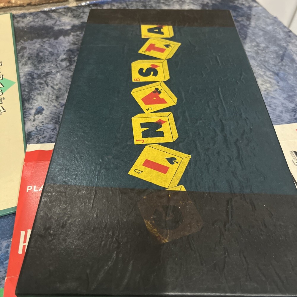 Vintage Ginasta 1954 Card Tile Board Game Complete