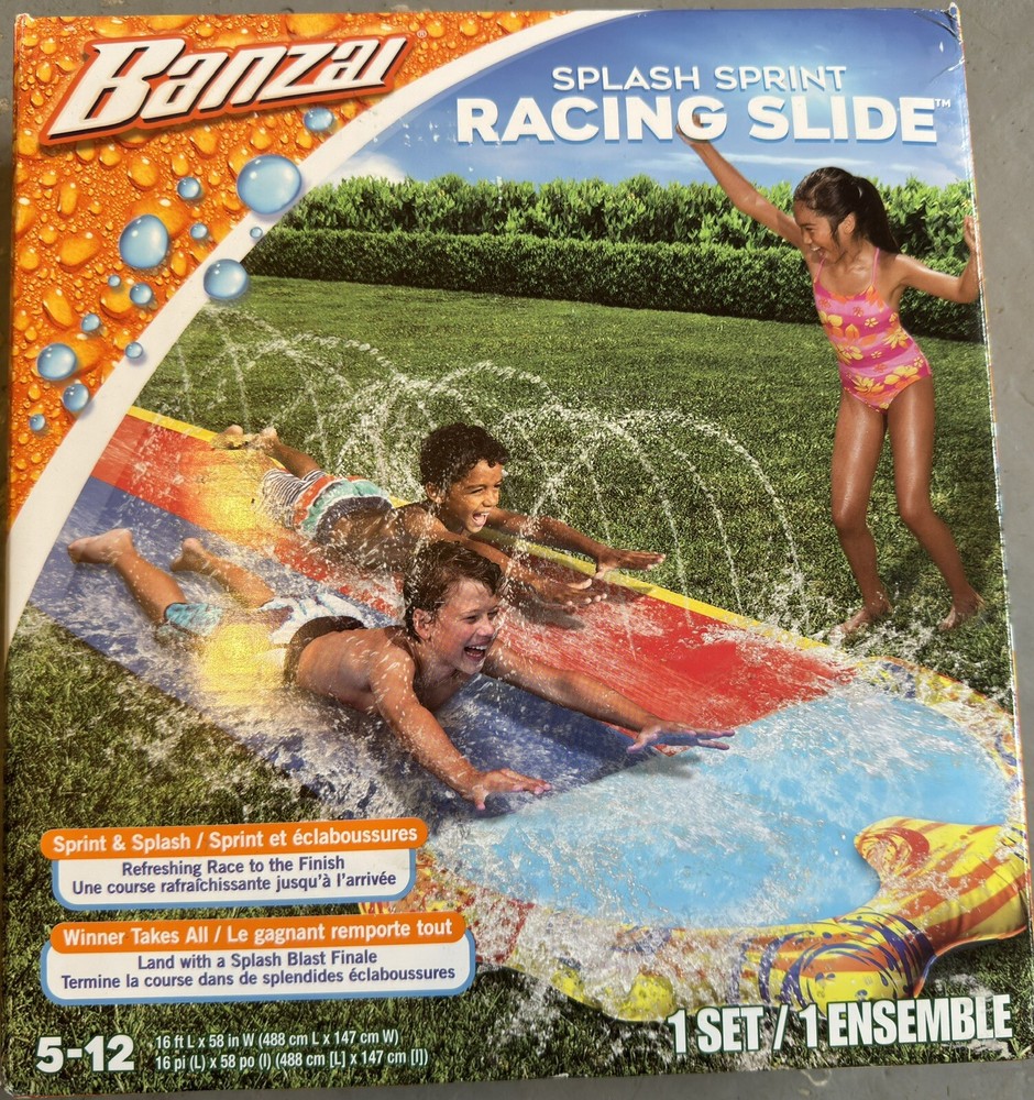 Banzai 16ft Splash Sprint Racing Slide