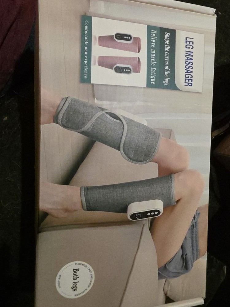 Air Compression Leg Massager, Cordless Leg Compression Massager for Circulation
