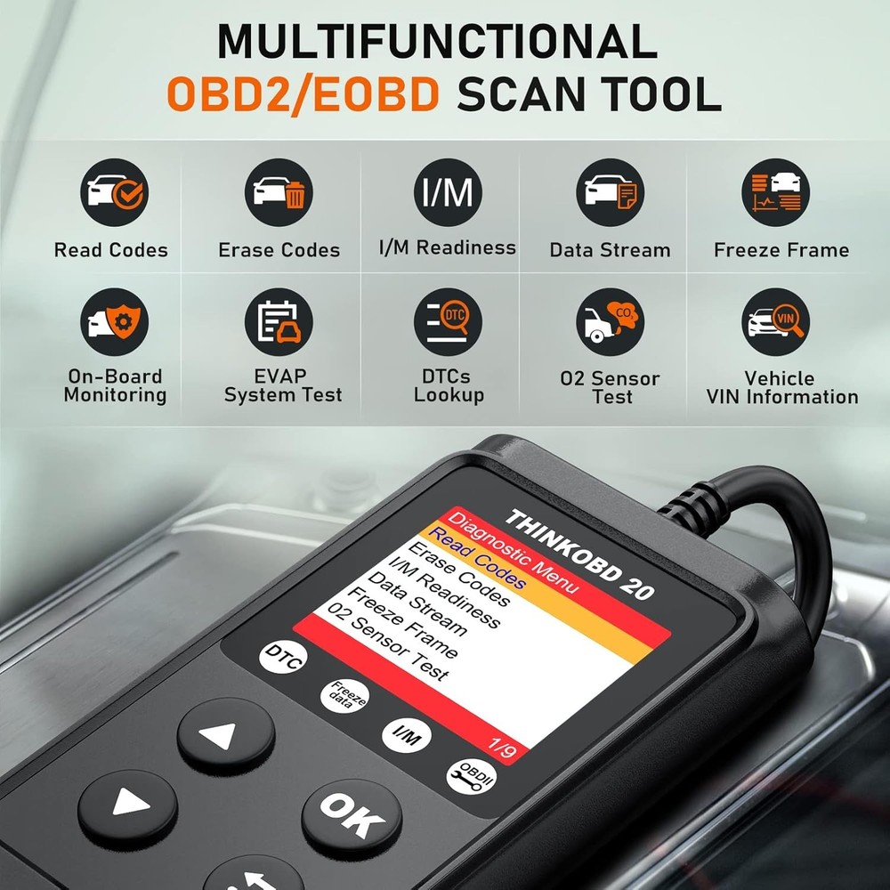 ThinkOBD 20 OBD2 Scanner Car Engine Fault Code Reader Diagnostic Scan Tool