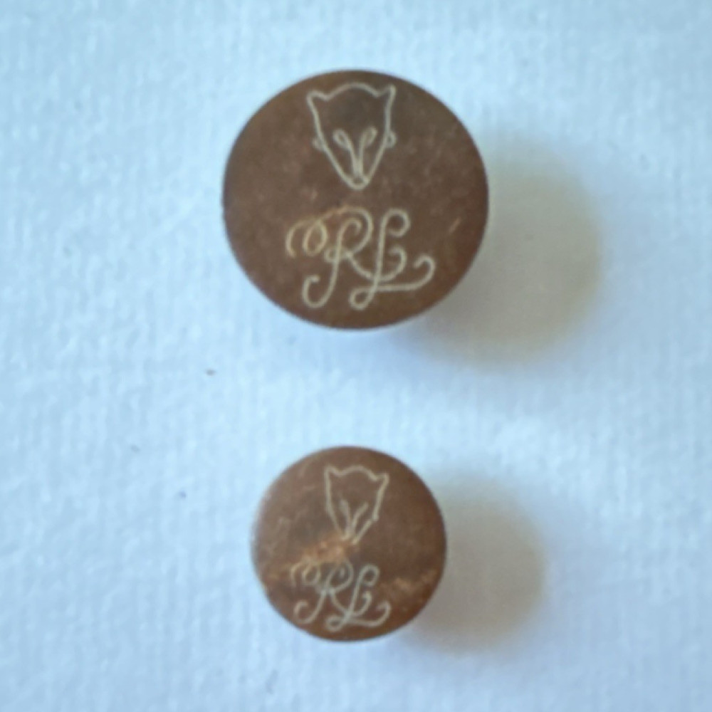 Vintage Ralph Lauren "Fox Hunter" Replacement Buttons