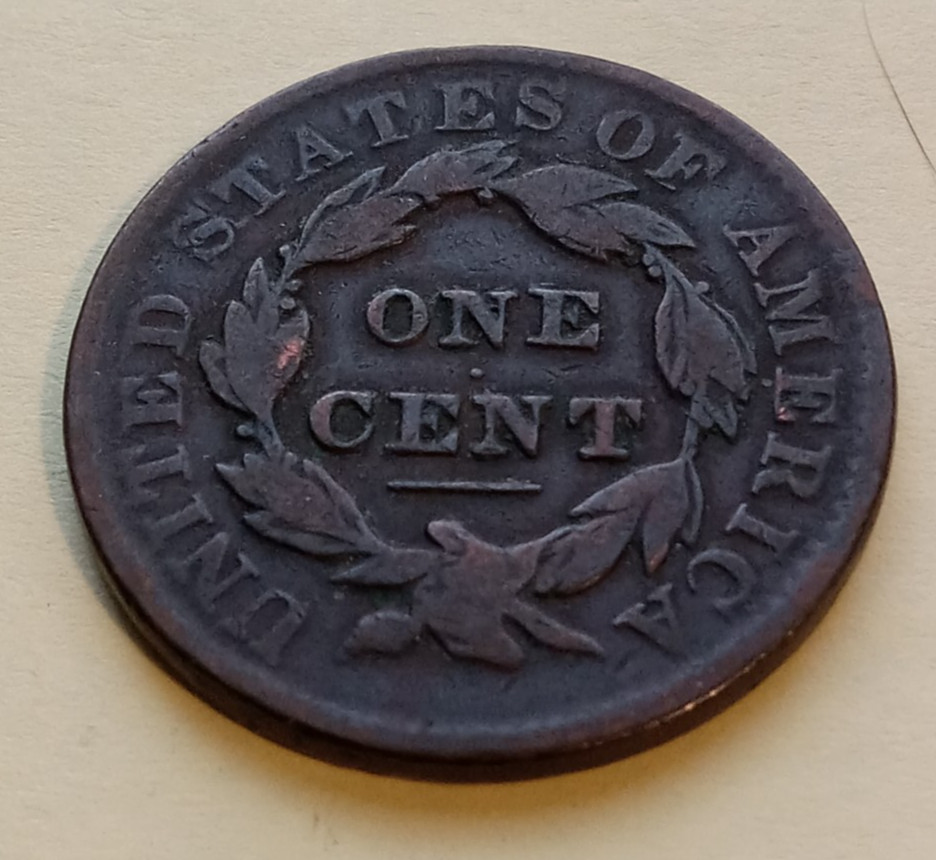 Large 1 Cent - No Date (#2)