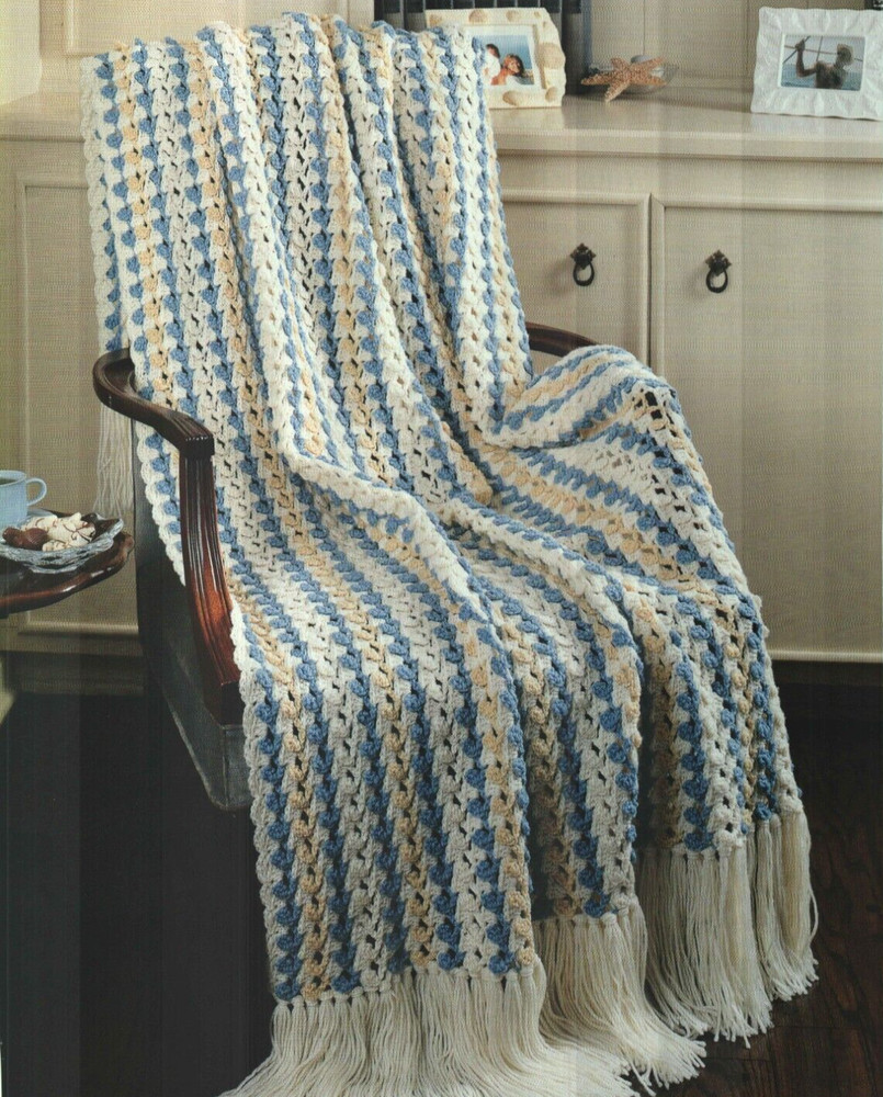 QUIET COMFORT AFGHAN HOME DECOR CROCHET PATTERN INSTRUCTIONS