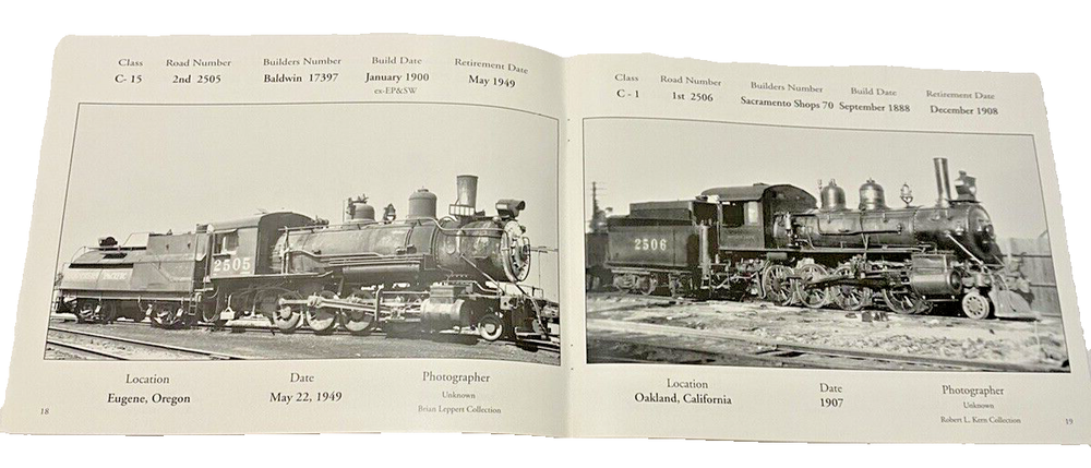 SOUTHERN PACIFIC SEERIES VOLUME 16 C CLASS 2-8-0 C-1 TO C-9