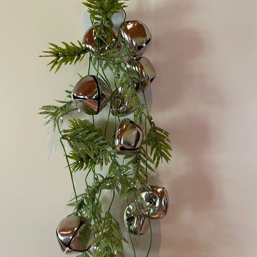Raz Imports 3 ft Glitter Garland with Bells