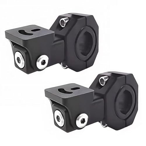 2 Pcs Motorcycle Spotlight Bracket, Heavy Duty Motorcycle Light Mount Bracket