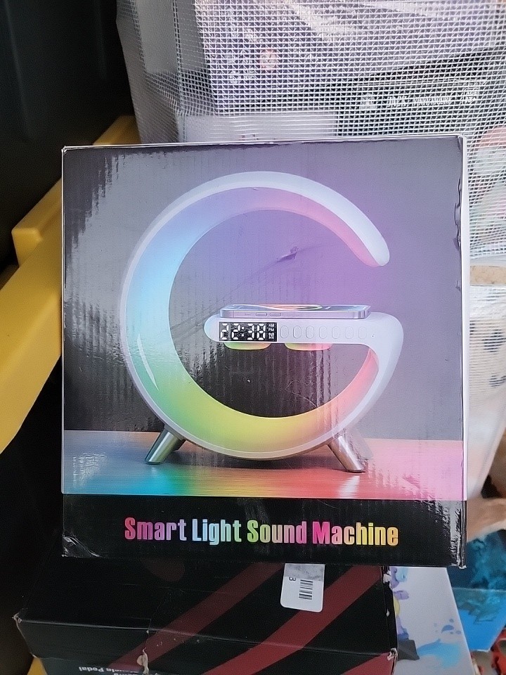 Smart Light Sound Machine Sunrise Alarm Clock - White