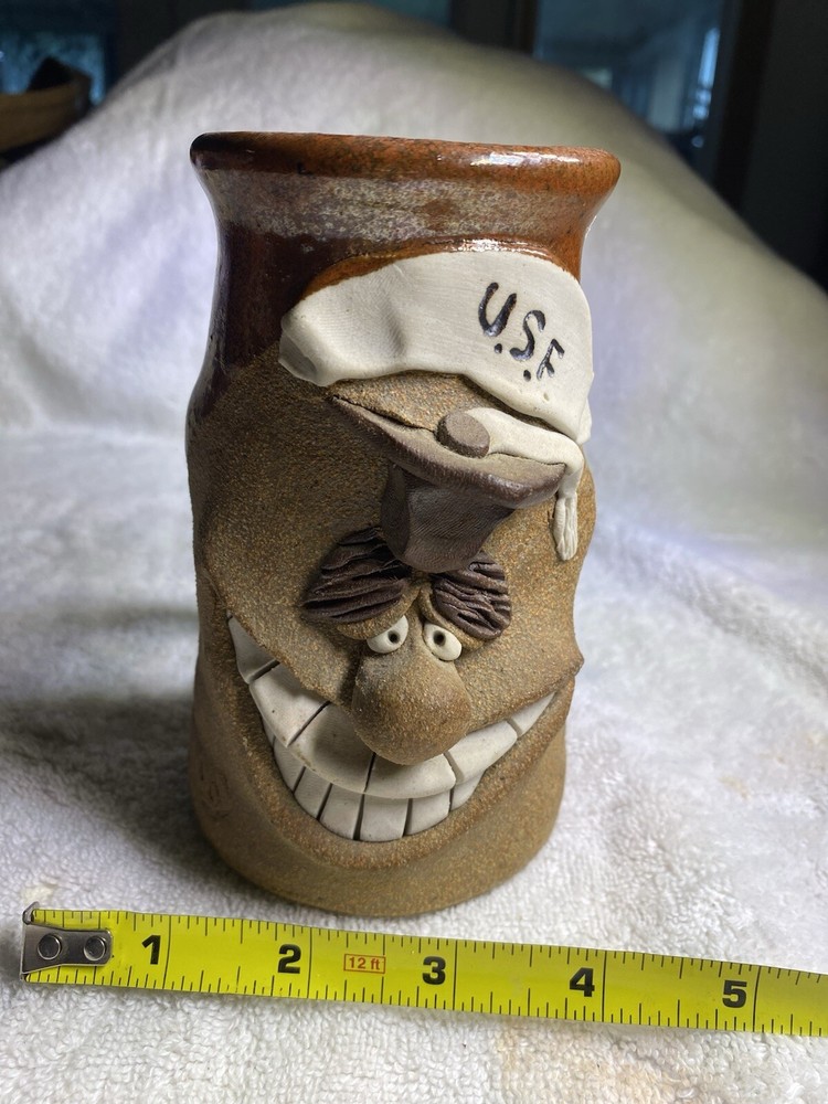 Ugly Face Mug Vintage Studio Pottery
