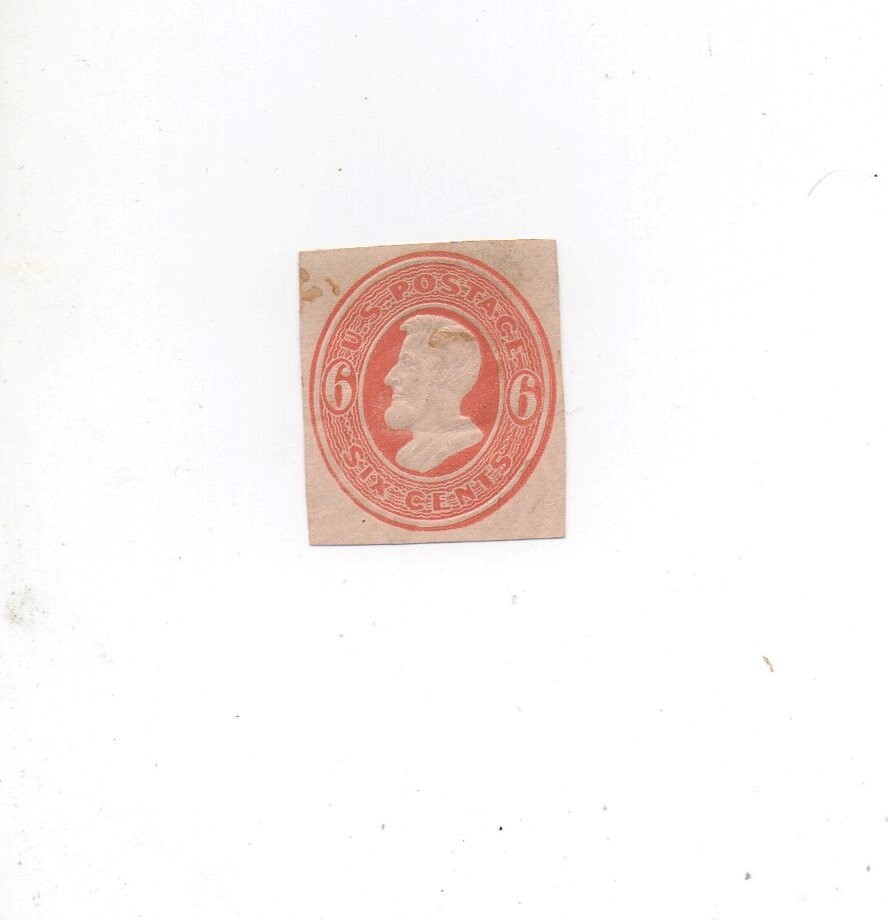 United States cut square MH mint hinged U182