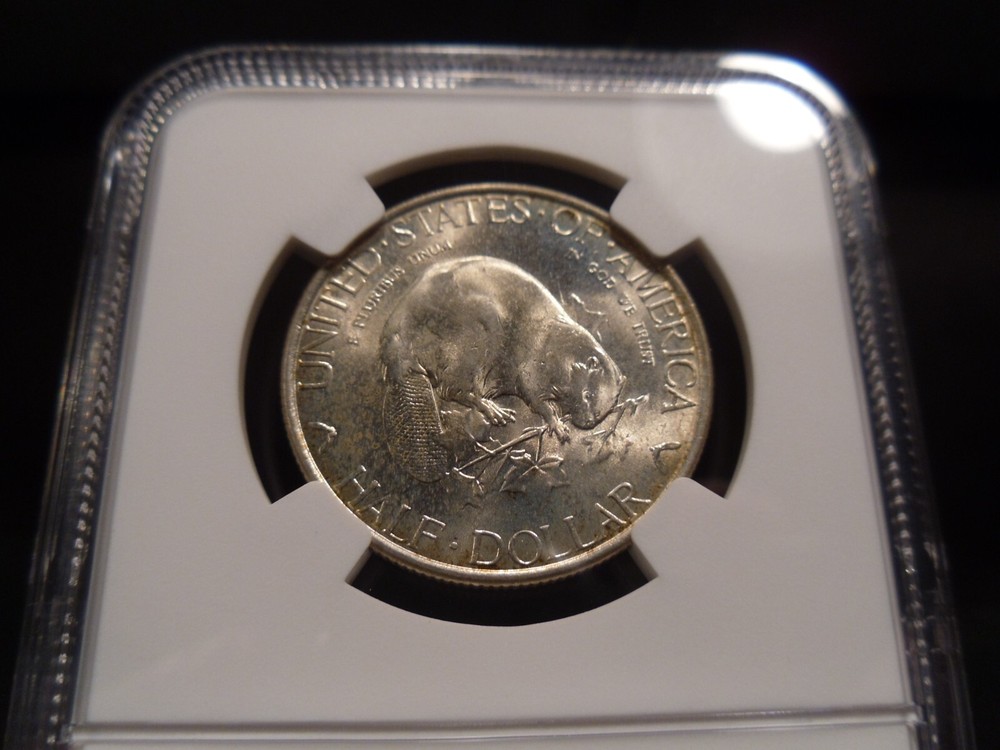 1936 MS66+ (Plus) Albany Silver Commemorative NGC Certified Gem - White