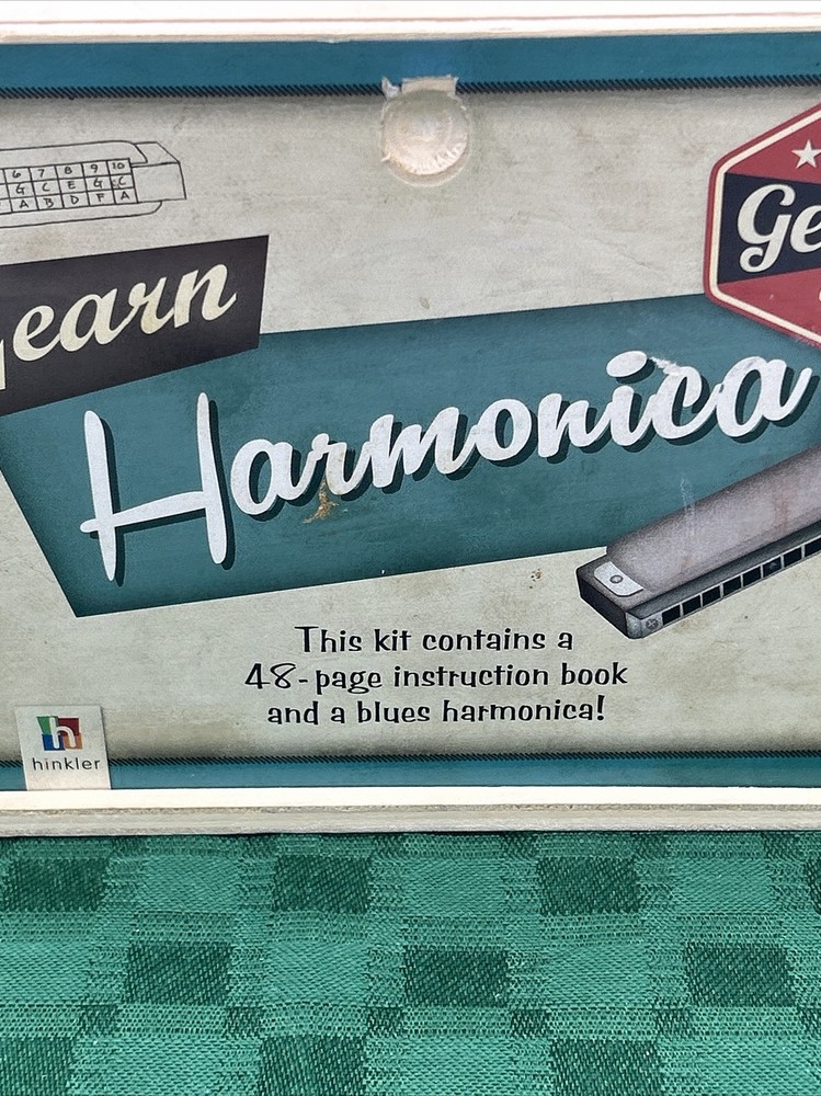 Learn Harmonica Learning Kit Retro Wooden Box 2014 Genuine Quality