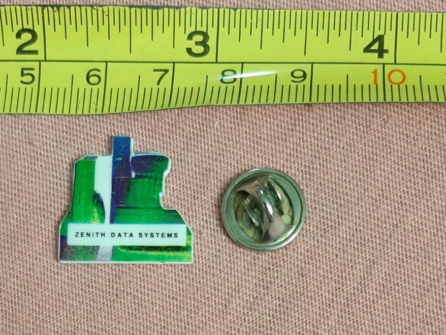 Vintage Zenith Data Systems Computer Company Jacket Lapel Pin