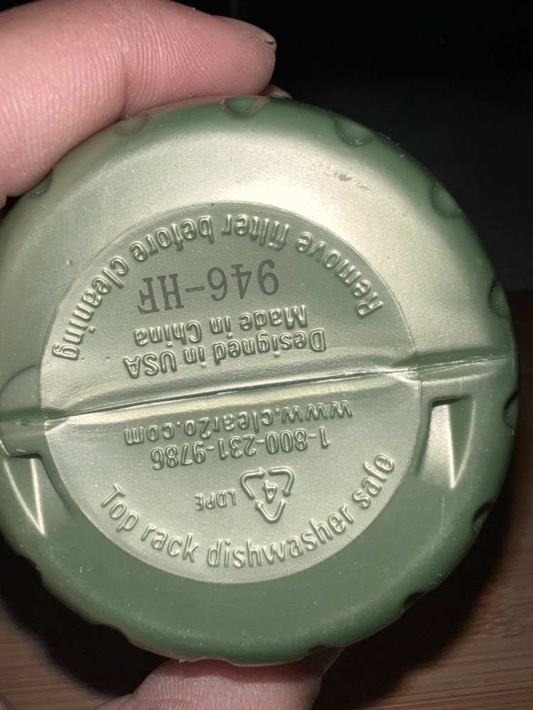 CLEAR2GO FILTER INSIDE FILTERED WATER HYDRATION BOTTLE GREEN