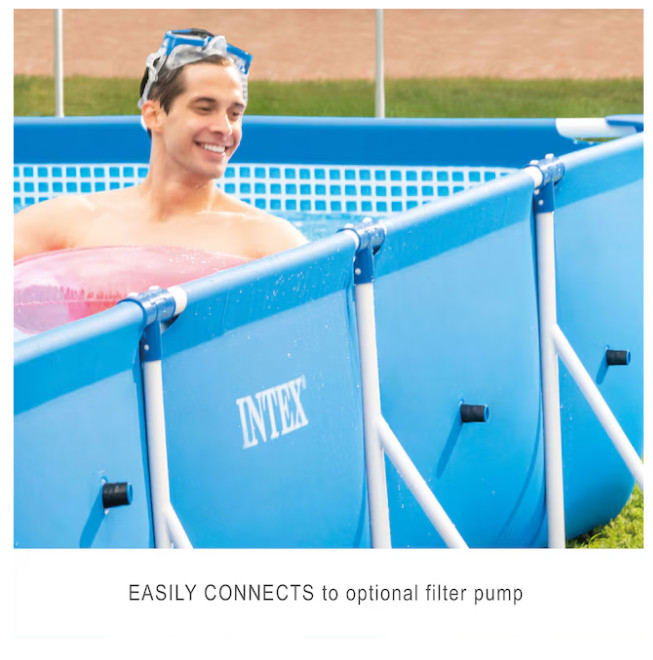 Intex 14.75ft x 33in Rectangular Above Ground Pool Frame Set