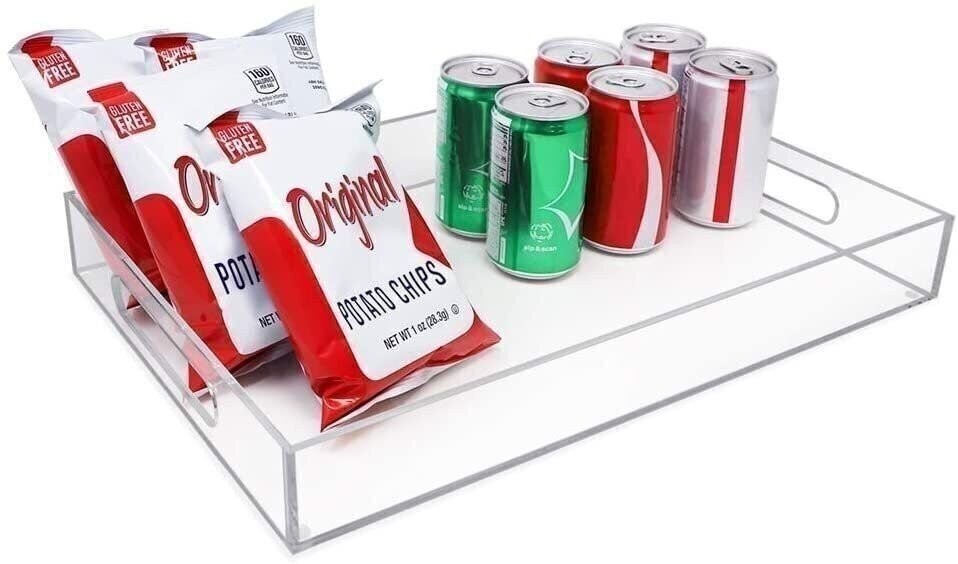 Isaac Jacobs Acrylic Tray with Cutout Handles