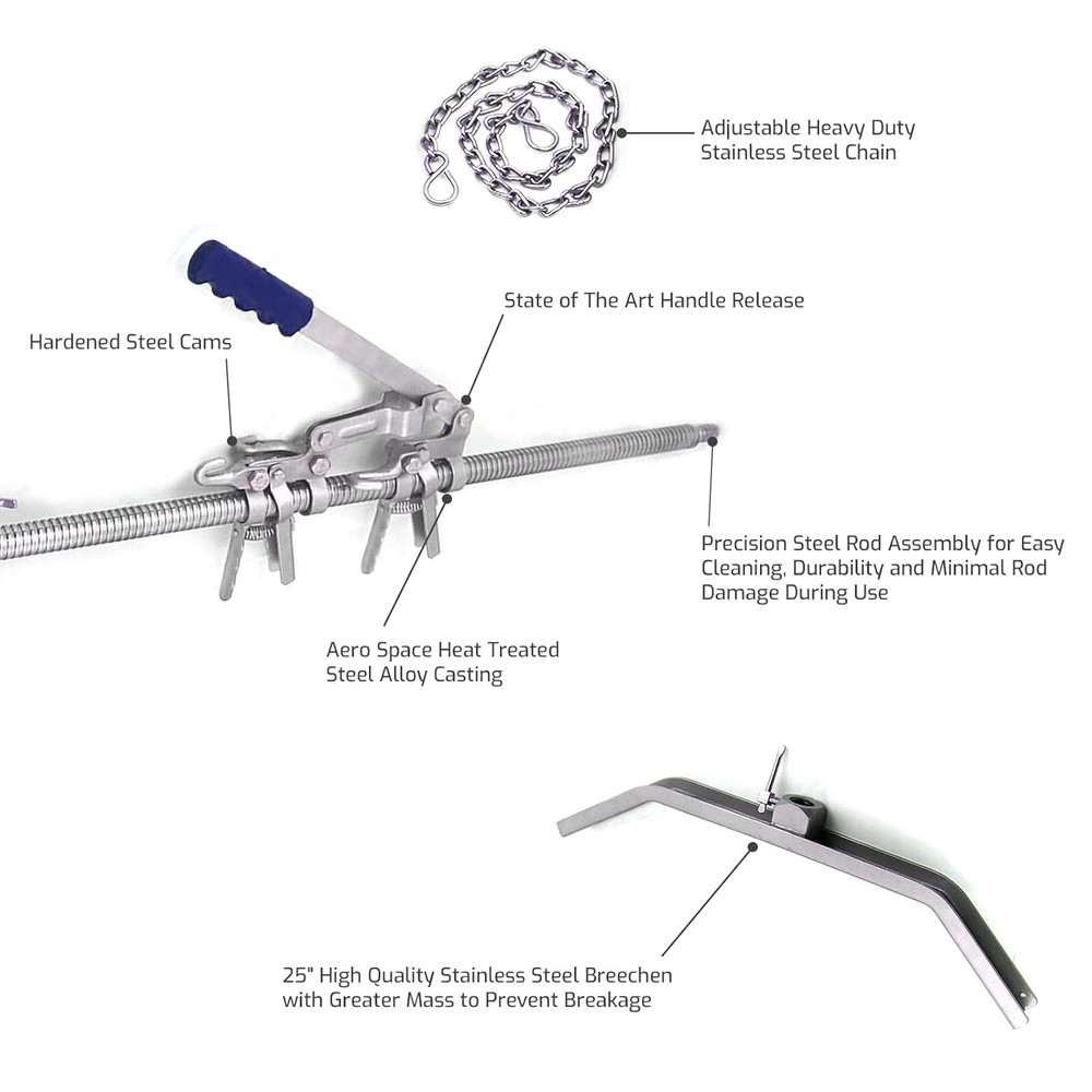 65" Calf Puller - Enhanced Calving Efficiency with Comfortable Grip Design, Prec