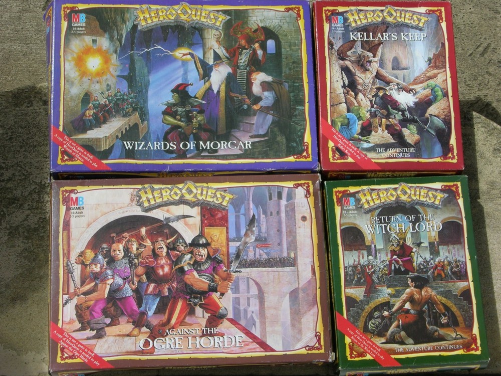 HEROQUEST EXPANSION SETS MULTI-LISTING