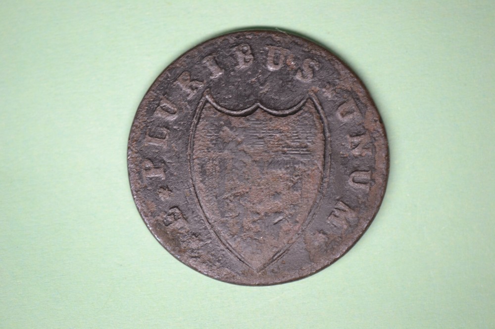 1787 New Jersey Colonial- Strong Details with surface roughness