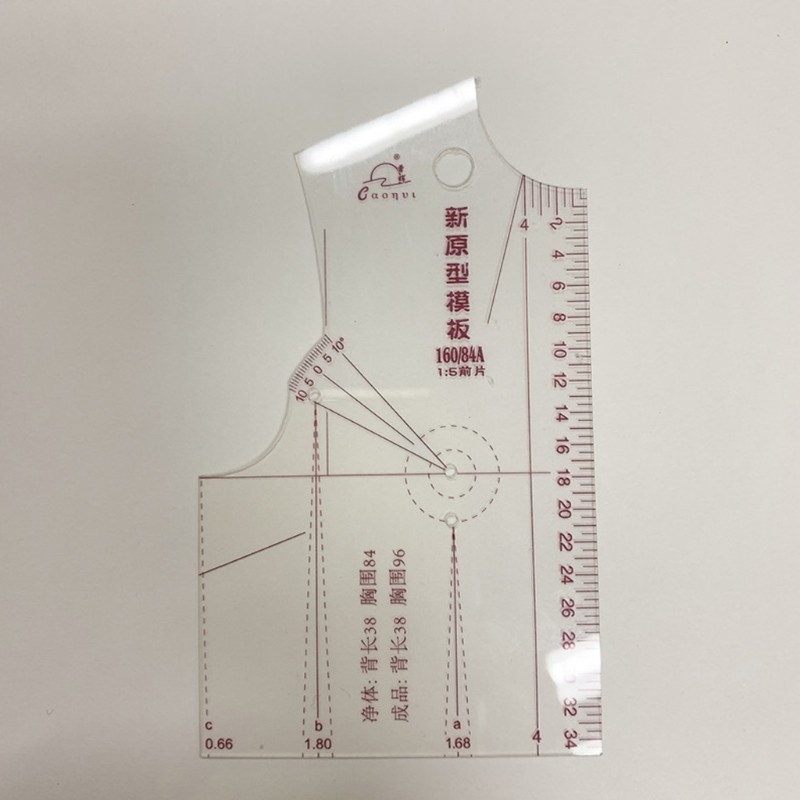 Clothing Ruler Templates Sewing Ruler Clothing Pattern Making Measuring Tool