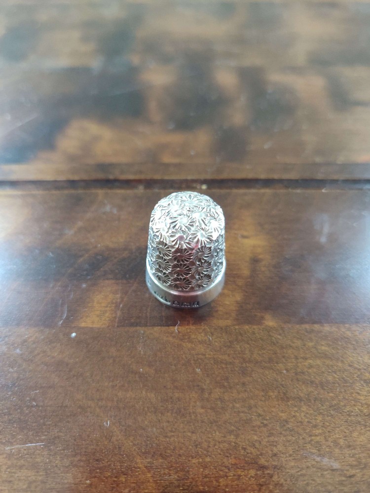 Silver thimble