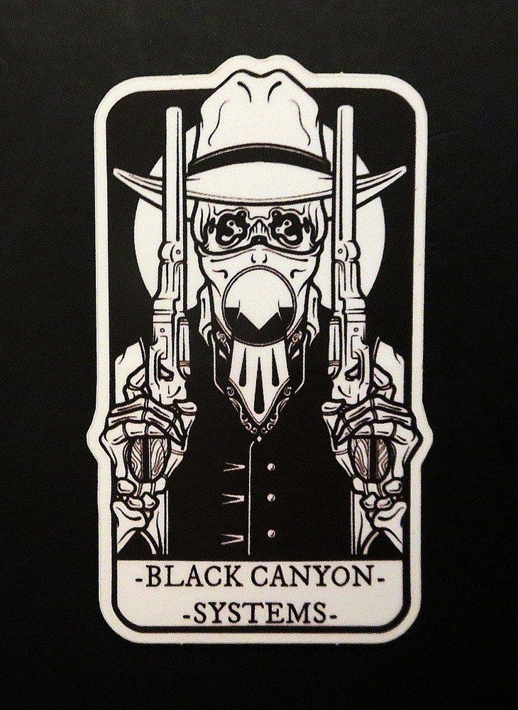BLACK CANYON SYSTEMS BANDIT STICKER BCS SLAP WRMFZY FORWARD OBSERVATIONS GROUP