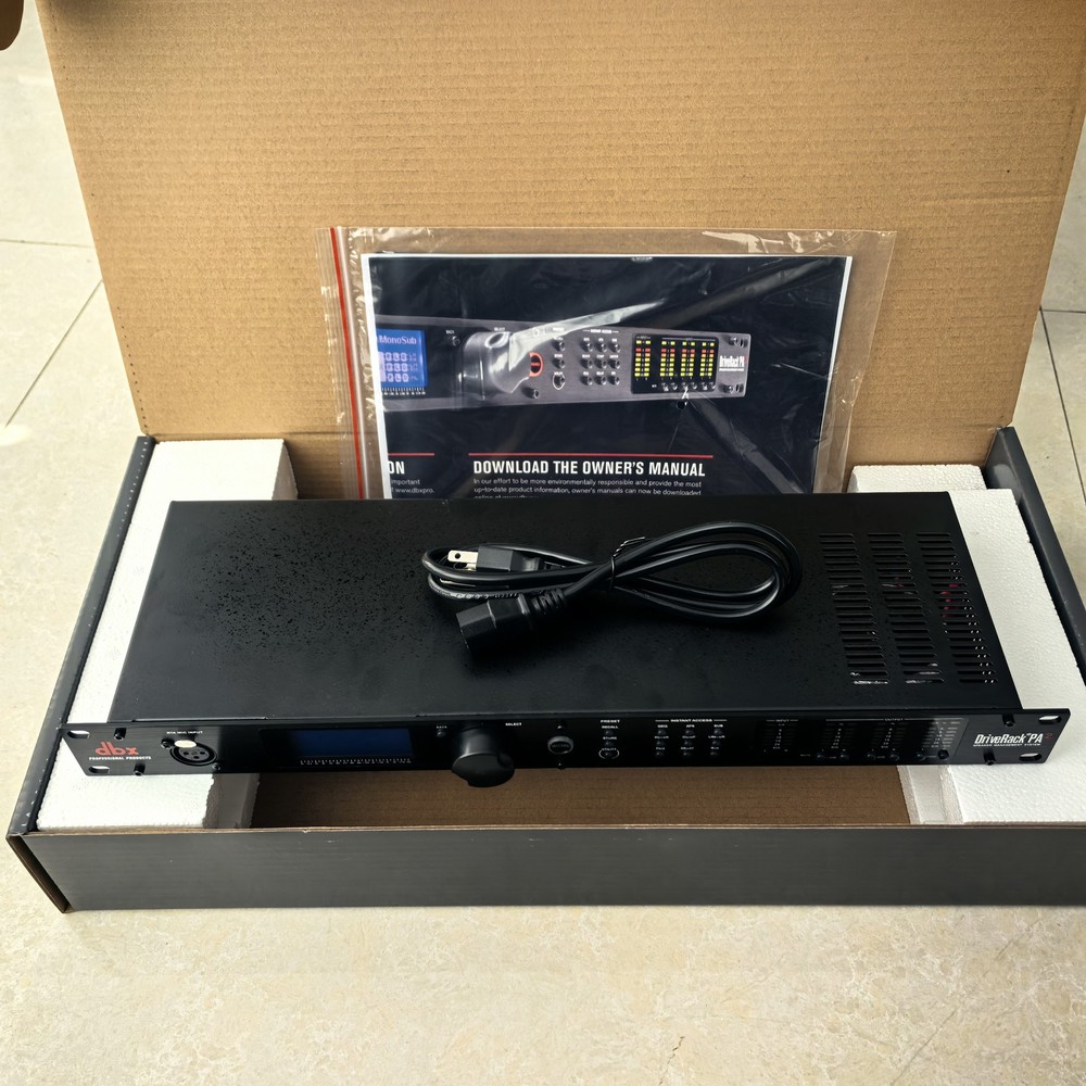 DBX PA2 DriveRack Complete Loudspeaker Management System Processor NEW