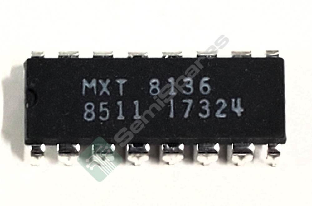 9 pcs. MXT 8136 DECODER CHIP DIP 16 THROUGH HOLE