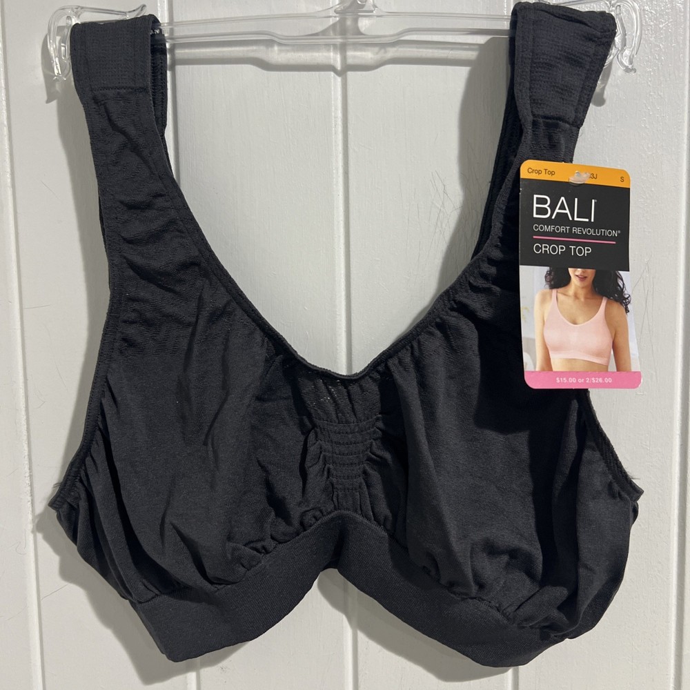Bali Crop Top 2 Pack Comfort Revolution Microfiber Pullover Cool Comfort Small