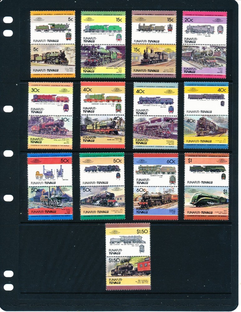 British Colony Stamp Collection, Issued by Tuvalu