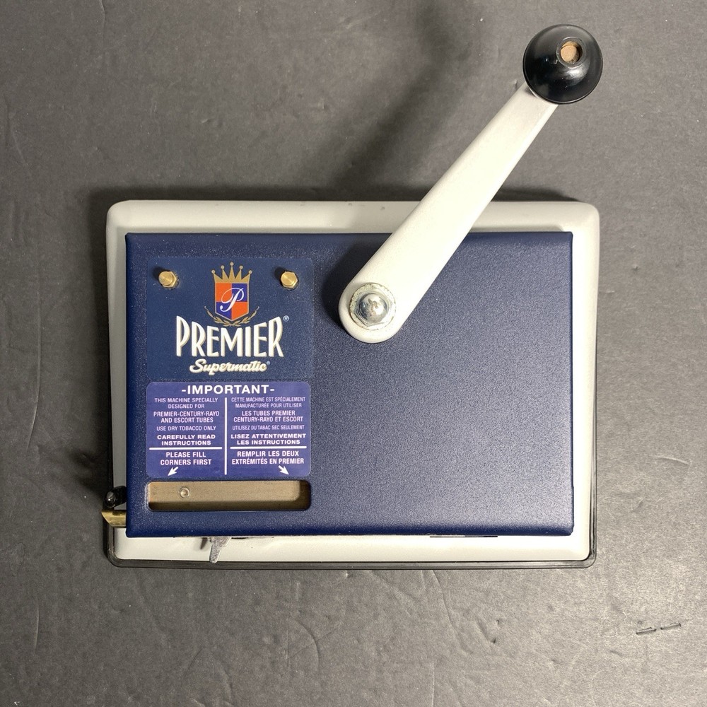 Premier Supermatic Cigarette Injector Machine Makes 100mm Regular & King. Used
