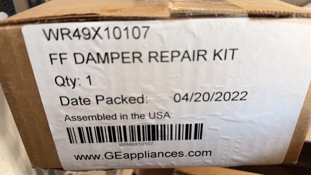 GE WR49X10107 Refrigerator Damper Control