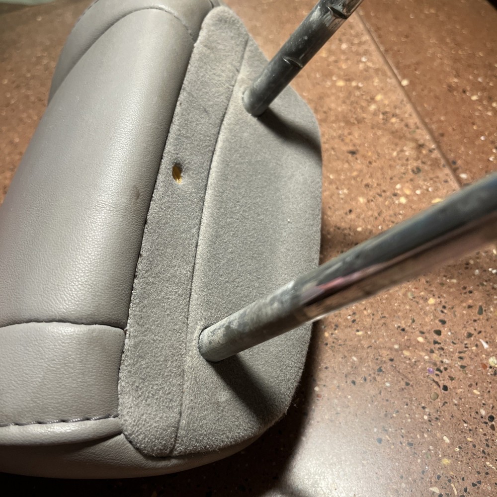 2009-2012 Honda Pilot 2nd Row Leather Headrest Head Rest Gray