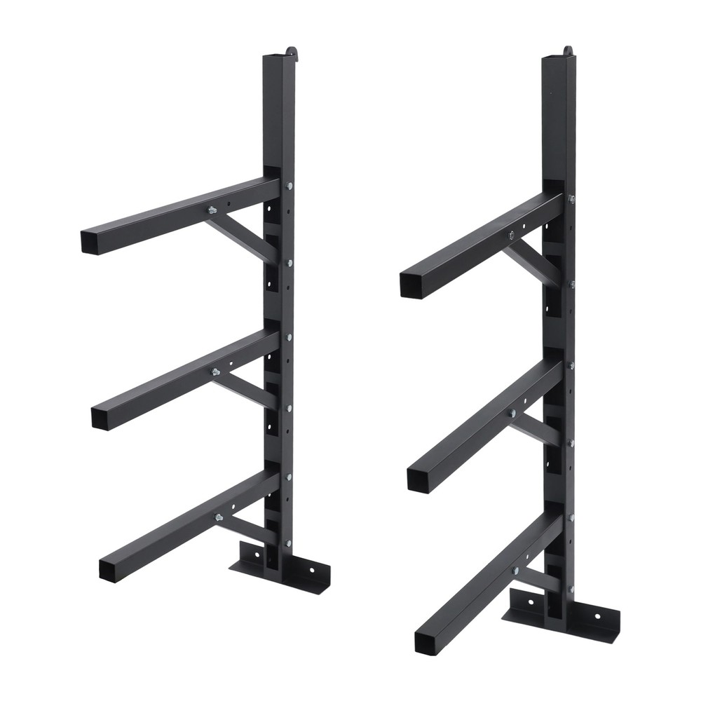 2Pcs Container Shelving Bracket Set 3-Tier Cargo Container Storage Shelf Bracket